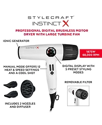StyleCraft Professional Instinct-x Hair Dryer