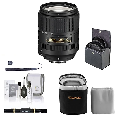 Nikon 18-300mm f/3.5-6.3G Ed If Af-s Dx Nikkor Vr Lens, Bundle with ProOptic 67mm Filter Kit, Soft Lens Case, Lens Cleaner, Cleaning Kit, Lens Cap Tet