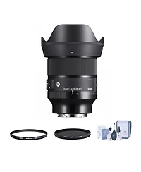 Sigma 24mm f/1.4 Dg Dn Art Lens for Sony E Bundle with Hoya 72mm Multi-Coated Uv and Cpl Filters, Cleaning Kit
