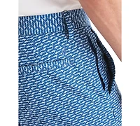 Nautica Men's Slim-Fit Shark Graphic Shorts