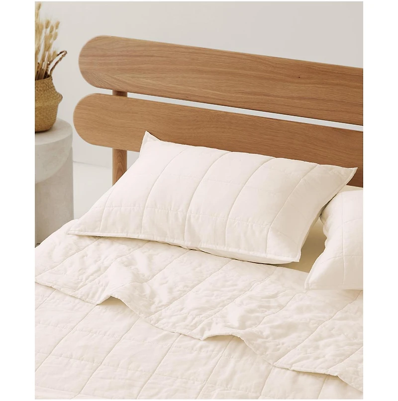 Organic Cotton Quilted Sham 2-Pack