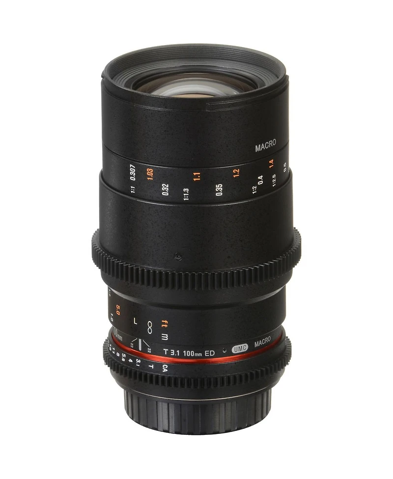 Rokinon 100mm T3.1 Macro Cine Ds Lens for Micro Four Thirds