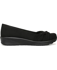 LifeStride Women's Glamour Round Toe Ballerina Flats