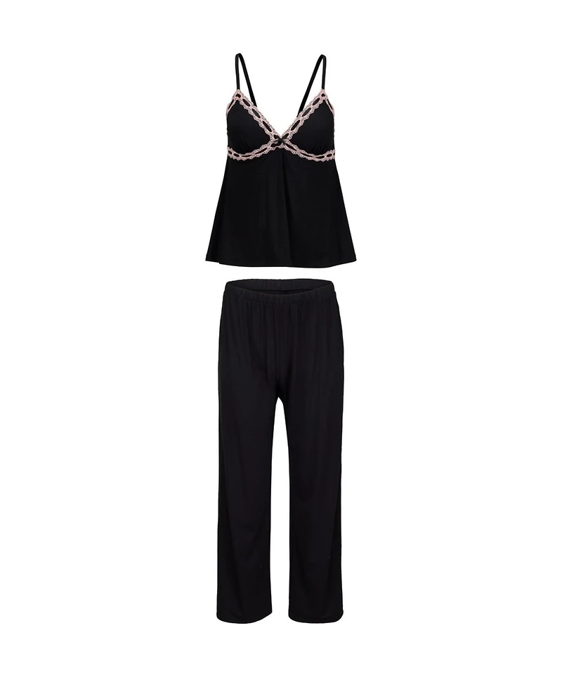 Adore Me Women's Eloisa Tank Top & Pants Pajama Set