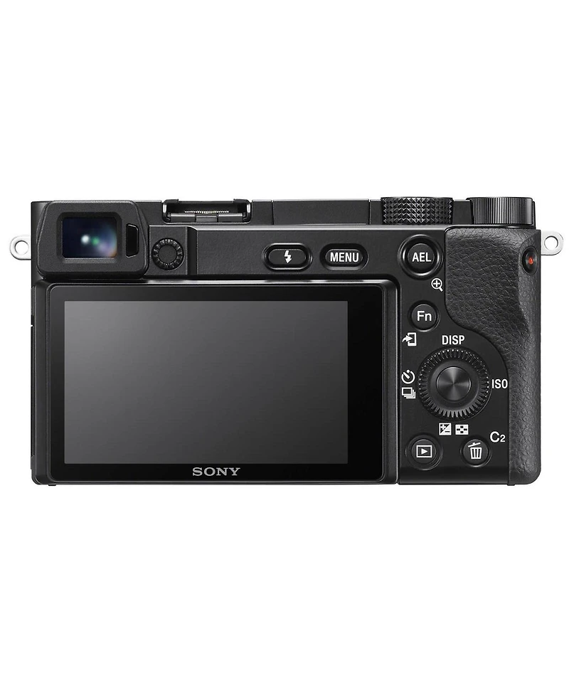 Sony Alpha a6100 Mirrorless Camera, Bundle with 64GB Sdxc Memory Card and Shoulder Bag
