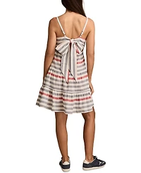 Lucky Brand Women's Tie-Back Mini Dress