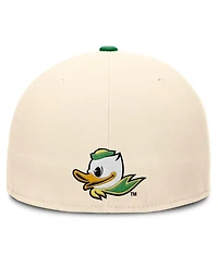 Nike Men's Natural Oregon Ducks Primetime True Performance Fitted Hat