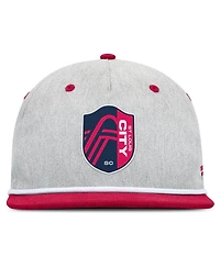 Fanatics Men's Heather Gray St. Louis City Sc Chip Golfer Snapback Hat