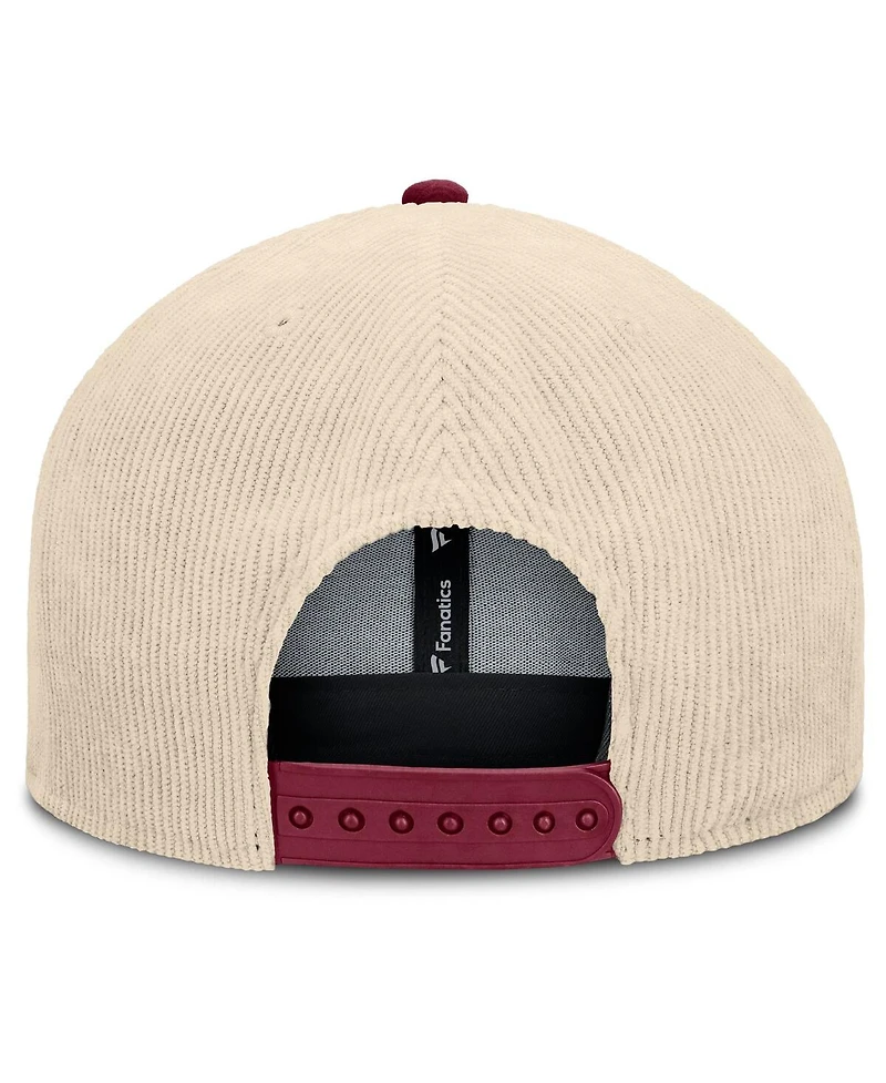 Fanatics Men's Cream Colorado Rapids Tempo Corduroy Snapback Hat