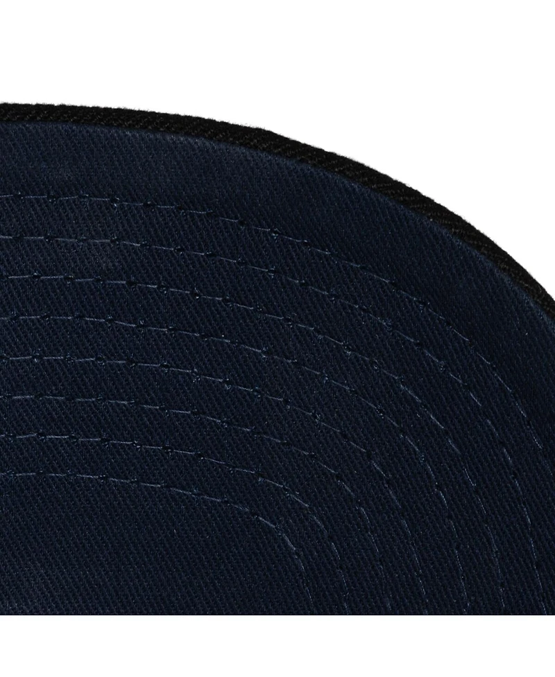 Mitchell & Ness Men's Black New York Yankees Hyper Type Pro Crown Snapback Hat