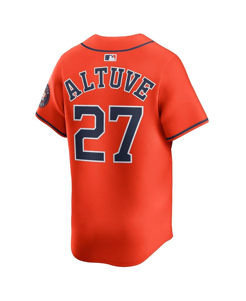 Nike Men's Jose Altuve Orange Houston Astros Alternate Limited Player Jersey