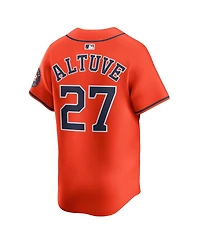 Nike Men's Jose Altuve Orange Houston Astros Alternate Limited Player Jersey