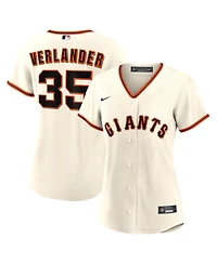 Nike Women's Justin Verlander Cream San Francisco Giants Home Replica Jersey