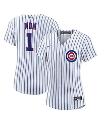 Nike Women's White Chicago Cubs 1 Mom Home Replica Jersey