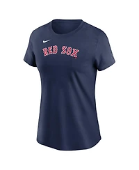 Nike Women's Alex Bregman Navy Boston Red Sox Fuse Name Number T-Shirt