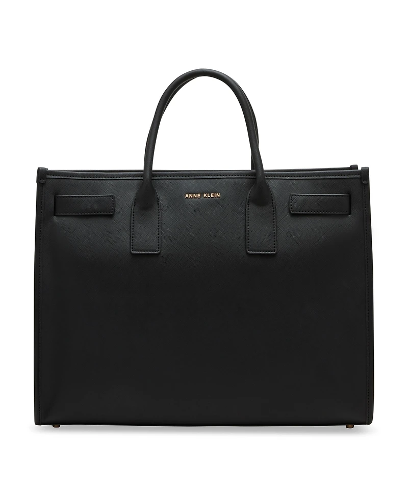 Anne Klein 3 Piece Work Bridge Snap Tote Bag