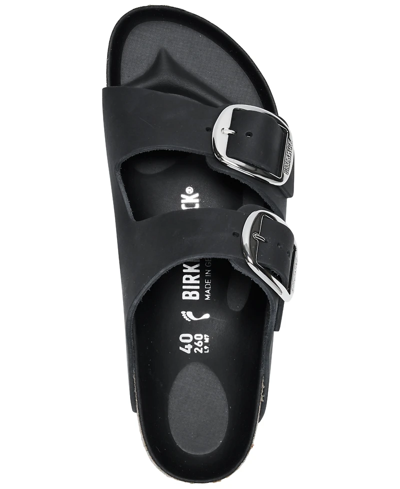 Birkenstock Women's Arizona Big Buckle Oiled Leather Sandals from Finish Line