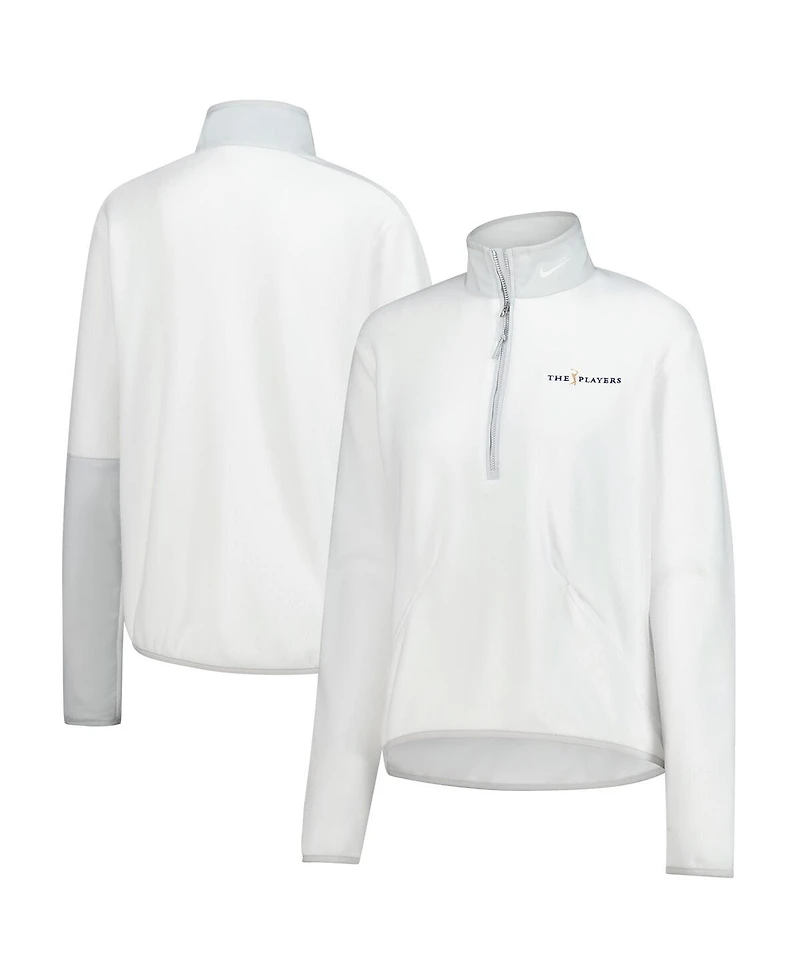 Nike Women's White 2025 The Players Victory Half-Zip Performance Pullover Sweatshirt