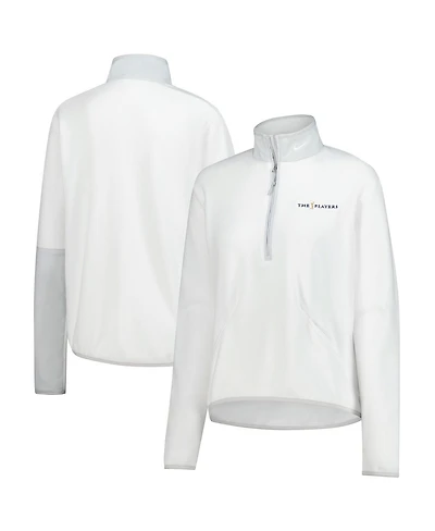 Nike Women's White 2025 The Players Victory Half-Zip Performance Pullover Sweatshirt