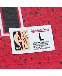 Mitchell & Ness Men's Red Miami Heat Hardwood Classics 2006 Nba s Champ City T-Shirt