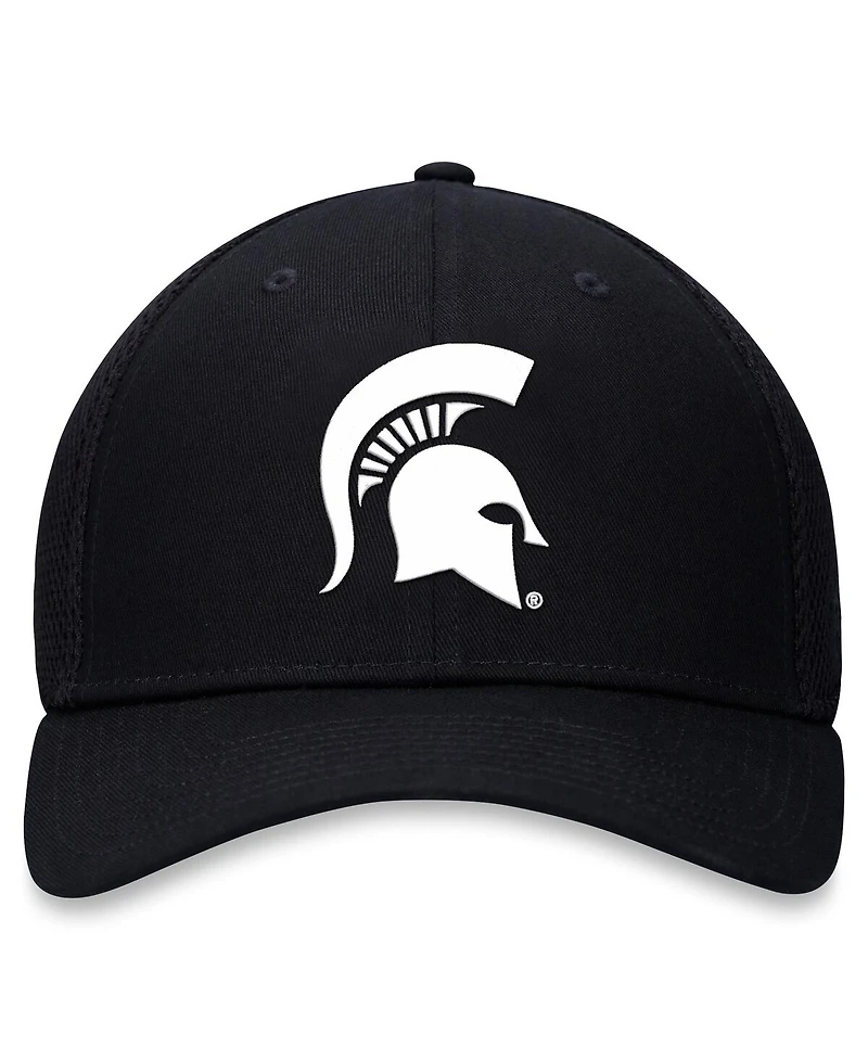 Top Of The World Men's Black Michigan State Spartans Spacer Flex Hat