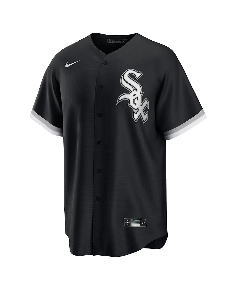 Nike Men's Luis Robert Jr. Black Chicago White Sox Alternate Replica Player Jersey