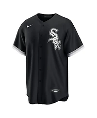 Nike Men's Luis Robert Jr. Black Chicago White Sox Alternate Replica Player Jersey