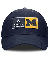 Jordan Men's Navy Michigan Wolverines Performance Club Adjustable Hat