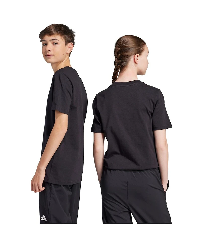 Adidas Big Boys and Girls Black Mexico National Team 2025 Third Jersey Dna Graphic T-Shirt