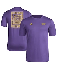 Adidas Men's Purple Orlando City Sc Local Wrap T-Shirt