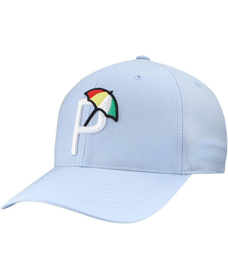 Puma Men's Blue Arnold Palmer Invitational Seersucker Adjustable Hat