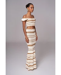Jluxlabel Women's Corazon Ruffle Skirt Set
