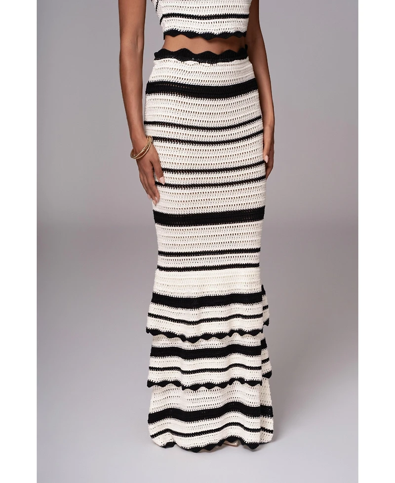 Jluxlabel Women's Corazon Ruffle Skirt Set