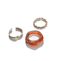 Sohi Women's Vacay Multi-Layer Ring