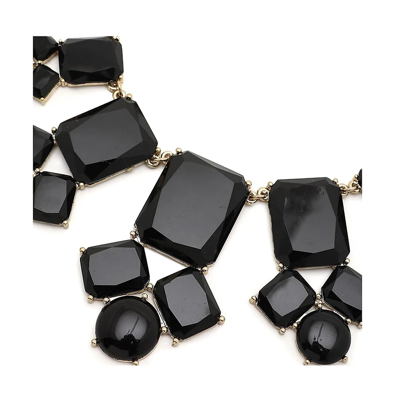 Sohi Women's Gold Plated Designer Stone Necklace