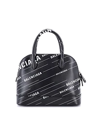 Pre-Owned Balenciaga Logo Ville Bag Leather
