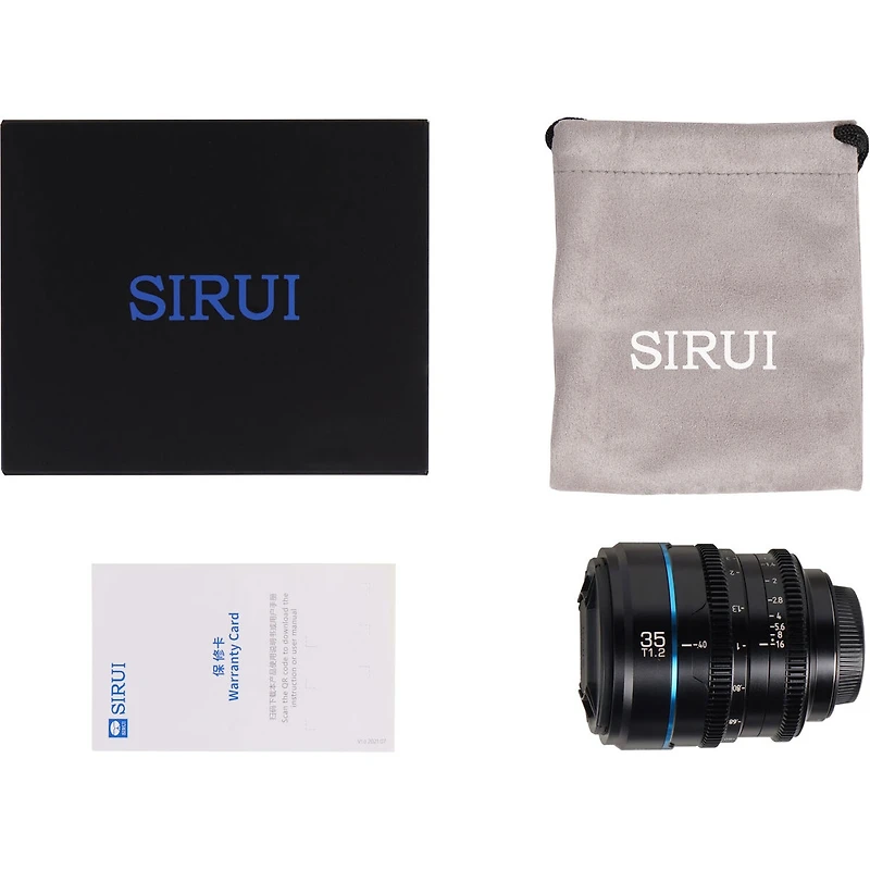 Sirui Sirui Night Walker 35mm T1.2 S35 Cine Lens for M4/3 Mount, Black