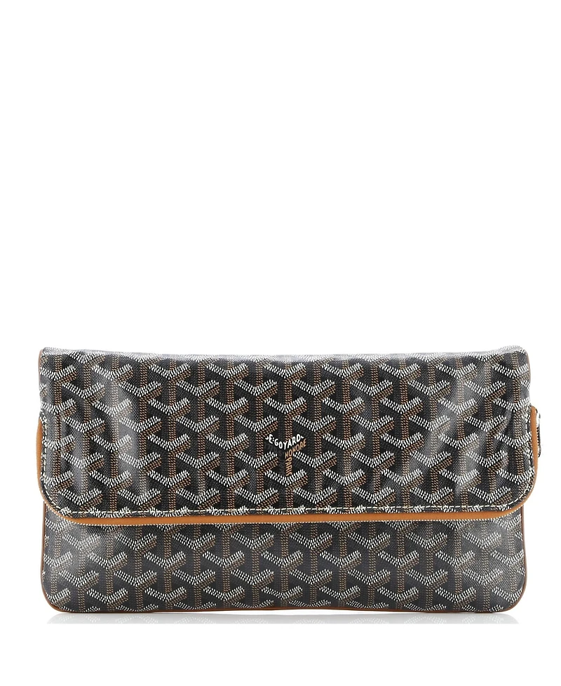 Pre-Owned Goyard Saint Marie Clutch Coated Canvas