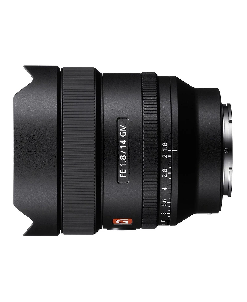Sony Fe 14mm f/1.8 Gm Prime Lens, Bundle with Takama 3-Section Aluminum Video Tripod with Fluid Head, Cleaning Kit