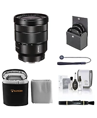 Sony Vario-Tessar T Fe 16-35mm f/4 Za Oss Lens for Sony E, Bundle with ProOptic 72mm Filter Kit, Soft Lens Case, Lens Cleaner, Cleaning Kit, Universal