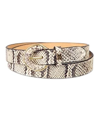 Sam Edelman Women's Leather Harness Buckle Belt