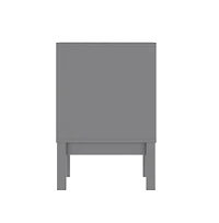 Samuel Kids Double-Drawer Night Stand With Solid Wood Frame