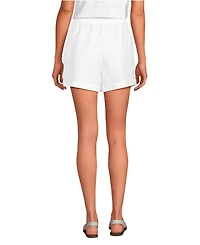 Lands' End Women's Linen Above the Knee Skort