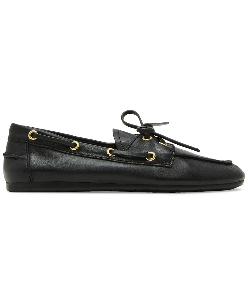 Steve Madden Women's Sag Soft Boat Shoe Loafer Flats