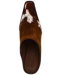 Steve Madden Women's Houston High-Heel Snip-Toe Western Mule Pumps