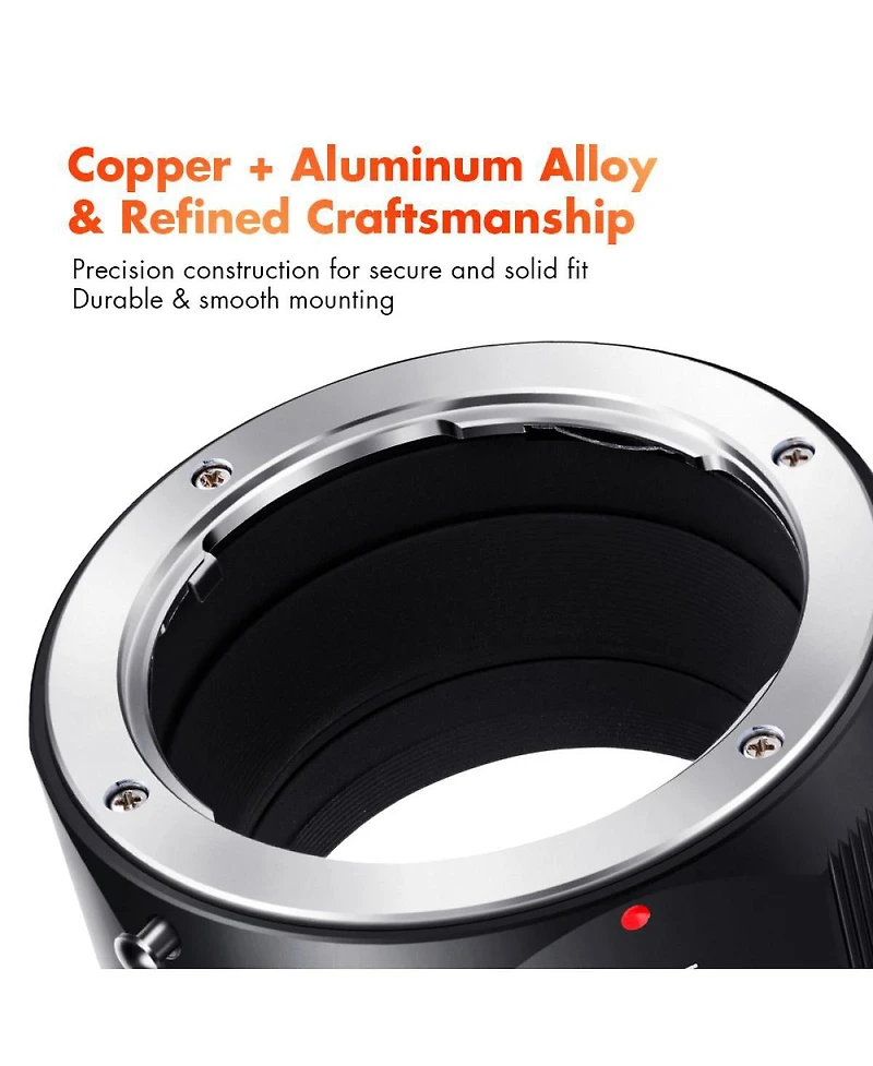 K&F Concept M14105 Contax Yashica Lenses to Sony E Nex/Alpha Lens Adapter Ring