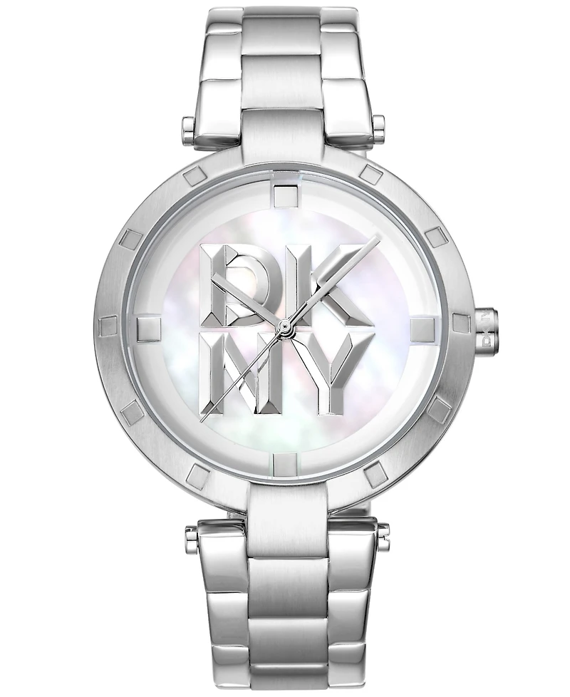 Dkny Women's Essential Logo Stainless Steel Bracelet Watch, 38mm