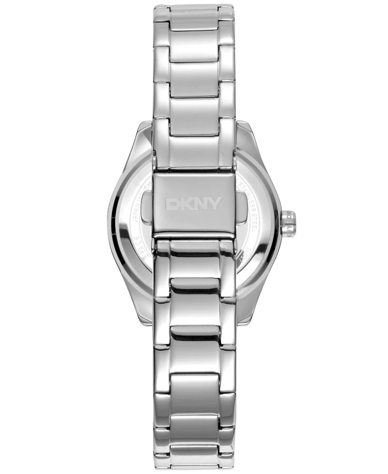 Dkny Women's Chambers Glitz Stainless Steel Bracelet Watch