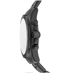 Dkny Men's Central Park Chronograph Black Stainless Steel Bracelet Watch, 42mm