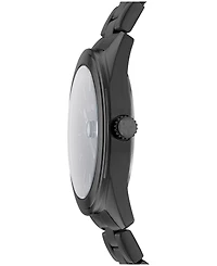 Dkny Men's Modernist Classics Gun Metal-Tone Stainless Steel Bracelet Watch, 40mm